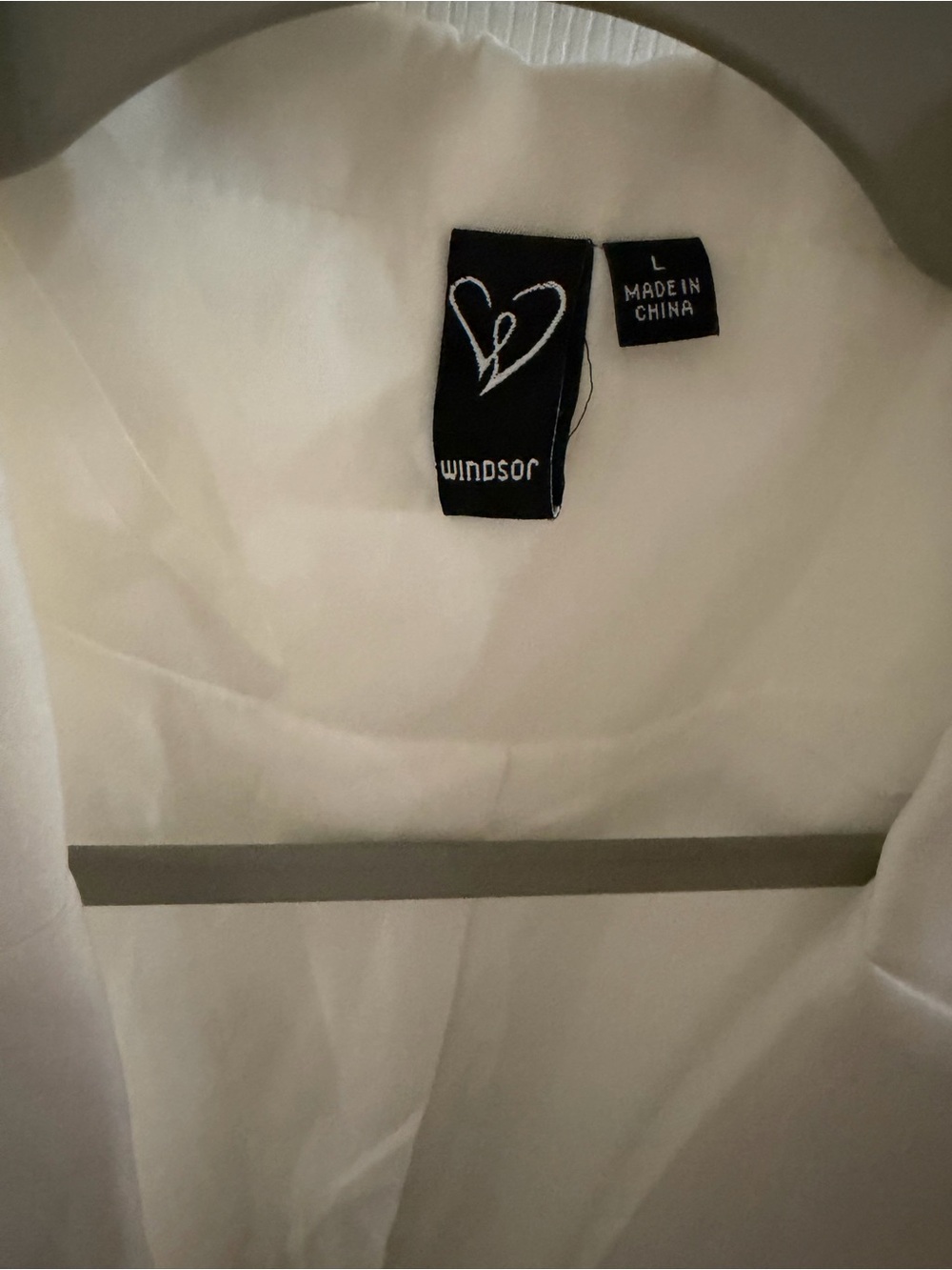 Windsor White Womens Blazer with Heart Logo Tag - Picture 3 of 3